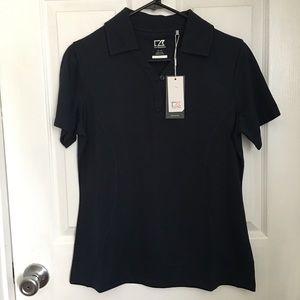 NWT Navy Blue Annika Cutter and Buck Woman’s Polo